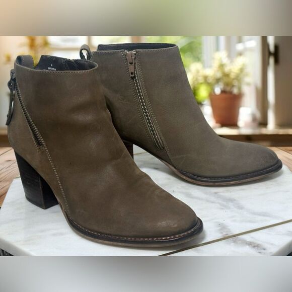 🔥 Blondo Nivada Waterproof Leather Zippered Ankle Booties Size 9 - Picture 14 of 16